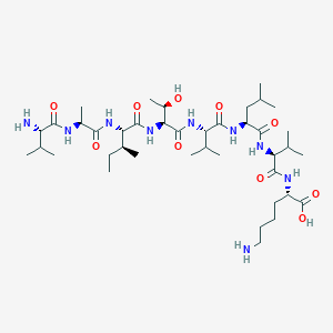 molecular formula C40H75N9O10 B133520 类钙肽 CAS No. 145224-99-3