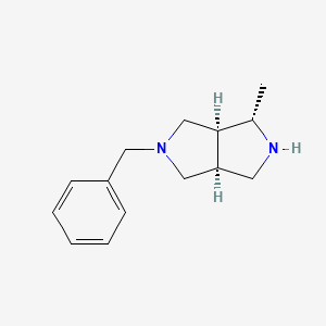 (1S,3AS,6aS)-5-benzyl-1-methyloctahydropyrrolo[3,4-c]pyrrole