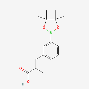 2-Methyl-3-(3-(4,4,5,5-tetramethyl-1,3,2-dioxaborolan-2-yl)phenyl)propanoic acid