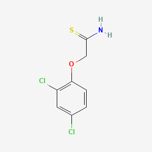 molecular formula C8H7Cl2NOS B1335217 2-(2,4-二氯苯氧基)乙硫酰胺 CAS No. 2302-32-1