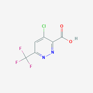 4-Chloro-6-(trifluoromethyl)pyridazine-3-carboxylic acid