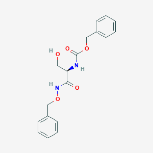 Benzyl (R)-(1-((benzyloxy)amino)-3-hydroxy-1-oxopropan-2-yl)carbamate