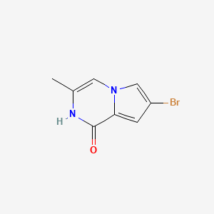 7-Bromo-3-methylpyrrolo[1,2-a]pyrazin-1(2H)-one