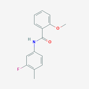 N-(3-fluoro-4-methylphenyl)-2-methoxybenzamide