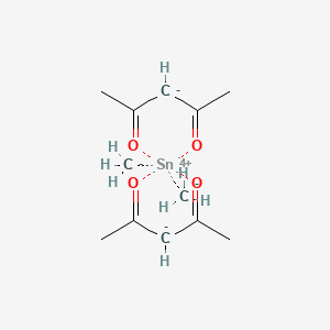 molecular formula C12H20O4Sn B13352409 Bis(acetylacetonato)dimethylstannane 