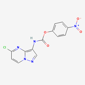 4-Nitrophenyl (5-chloropyrazolo[1,5-a]pyrimidin-3-yl)carbamate