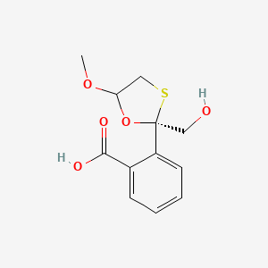 2-((2R)-2-(Hydroxymethyl)-5-methoxy-1,3-oxathiolan-2-yl)benzoic acid