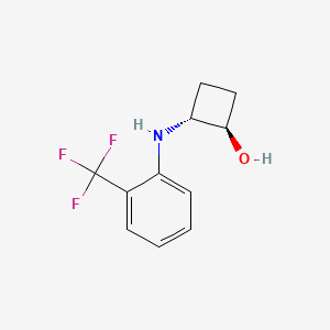 Rel-(1R,2R)-2-((2-(trifluoromethyl)phenyl)amino)cyclobutan-1-ol