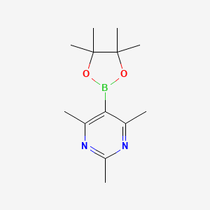 2,4,6-Trimethyl-5-(4,4,5,5-tetramethyl-1,3,2-dioxaborolan-2-yl)pyrimidine