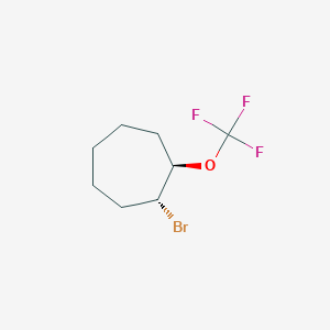 1-Bromo-2-(trifluoromethoxy)cycloheptane