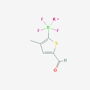 Potassium trifluoro(5-formyl-3-methylthiophen-2-yl)borate