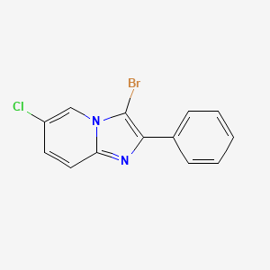 B1335261 3-Bromo-6-chloro-2-phenylimidazo[1,2-a]pyridine CAS No. 477886-81-0