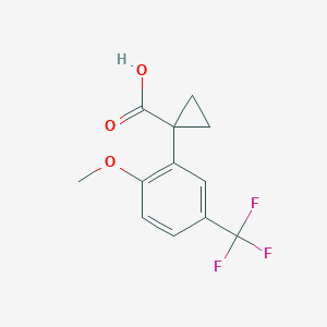 1-(2-Methoxy-5-(trifluoromethyl)phenyl)cyclopropanecarboxylic acid