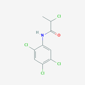 B1335267 2-chloro-N-(2,4,5-trichlorophenyl)propanamide CAS No. 379254-97-4