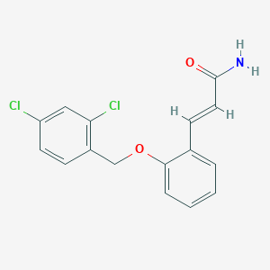 3-{2-[(2,4-Dichlorobenzyl)oxy]phenyl}acrylamide