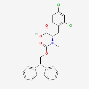 (S)-2-((((9H-Fluoren-9-yl)methoxy)carbonyl)(methyl)amino)-3-(2,4-dichlorophenyl)propanoic acid