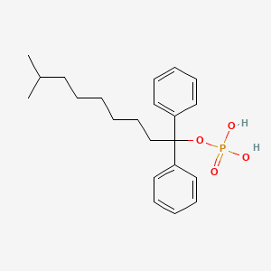 molecular formula C22H31O4P B13352738 8-Methyl-1,1-diphenylnonyl dihydrogen phosphate 