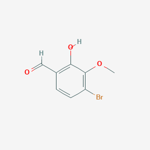 4-Bromo-2-hydroxy-3-methoxybenzaldehyde