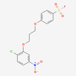 Benzenesulfonylfluoride, 4-[3-(2-chloro-5-nitrophenoxy)propoxy]-