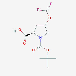 (2S)-1-(tert-Butoxycarbonyl)-4-(difluoromethoxy)pyrrolidine-2-carboxylic acid