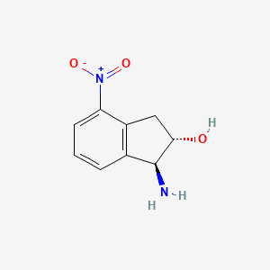 (1S,2S)-1-Amino-4-nitro-2,3-dihydro-1H-inden-2-ol