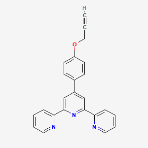 4-(4-prop-2-ynoxyphenyl)-2,6-dipyridin-2-ylpyridine