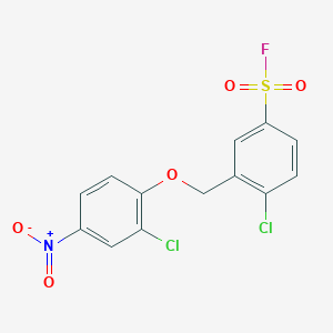 Benzenesulfonylfluoride, 4-chloro-3-[(2-chloro-4-nitrophenoxy)methyl]-