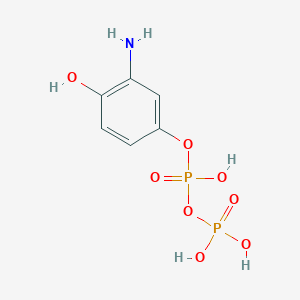 3-Amino-4-hydroxyphenyl trihydrogen diphosphate