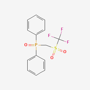 Diphenyl(((trifluoromethyl)sulfonyl)methyl)phosphine oxide