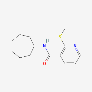 N-cycloheptyl-2-methylsulfanylpyridine-3-carboxamide