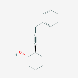 (1S,2R)-2-(3-phenylprop-1-yn-1-yl)cyclohexan-1-ol