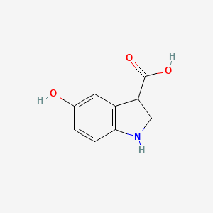 5-Hydroxyindoline-3-carboxylic acid