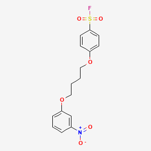 Benzenesulfonylfluoride, 4-[4-(3-nitrophenoxy)butoxy]-