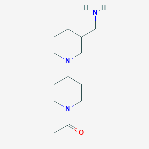 1-(3-(Aminomethyl)-[1,4'-bipiperidin]-1'-yl)ethan-1-one