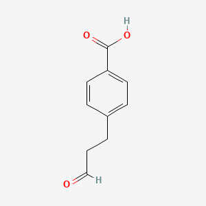 Benzoic acid, 4-(3-oxopropyl)-