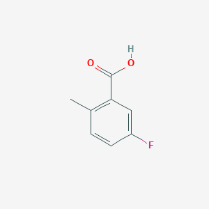 molecular formula C8H7FO2 B133532 5-氟-2-甲基苯甲酸 CAS No. 33184-16-6