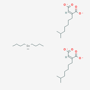 molecular formula C32H54O8Sn-2 B13353206 Dibutyltinbis(isooctylmaleate) 