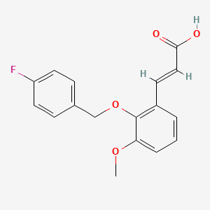 3-{2-[(4-Fluorobenzyl)oxy]-3-methoxyphenyl}acrylic acid