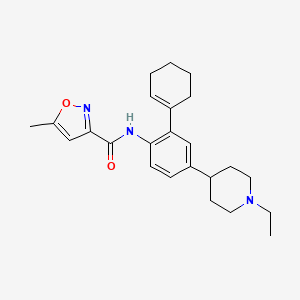 N-(5-(1-Ethylpiperidin-4-yl)-2',3',4',5'-tetrahydro-[1,1'-biphenyl]-2-yl)-5-methylisoxazole-3-carboxamide