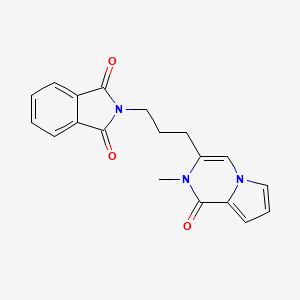 2-[3-(1,2-Dihydro-2-methyl-1-oxopyrrolo[1,2-a]pyrazin-3-yl)propyl]-1H-isoindole-1,3(2H)-dione