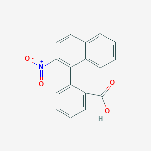 molecular formula C17H11NO4 B13353339 2-(2-Nitronaphthalen-1-yl)benzoic acid 