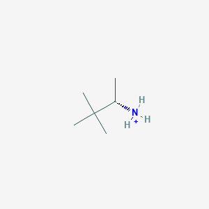 molecular formula C6H16N+ B13353341 [(2S)-3,3-dimethylbutan-2-yl]azanium 