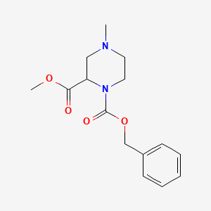 1-Benzyl 2-methyl 4-methylpiperazine-1,2-dicarboxylate