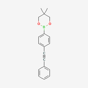 5,5-Dimethyl-2-(4-(phenylethynyl)phenyl)-1,3,2-dioxaborinane