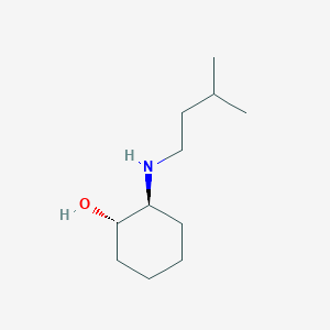 (1S,2S)-2-(Isopentylamino)cyclohexan-1-ol