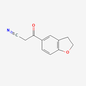 3-(2,3-Dihydro-5-benzofuryl)-3-oxopropanenitrile