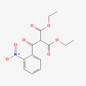 molecular formula C14H15NO7 B13353536 Diethyl 2-(2-nitrobenzoyl)malonate 