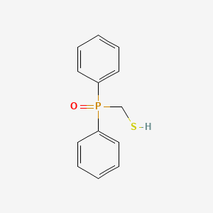 molecular formula C13H13OPS B13353554 (Mercaptomethyl)diphenylphosphineoxide 