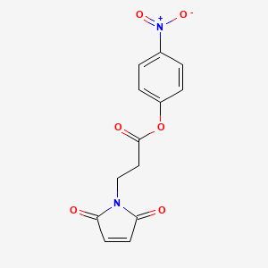 molecular formula C13H10N2O6 B13353614 4-Nitrophenyl 3-(2,5-dioxo-2,5-dihydro-1H-pyrrol-1-yl)propanoate 