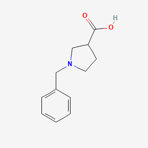 molecular formula C12H15NO2 B1335369 1-苄基吡咯烷-3-羧酸 CAS No. 5731-18-0